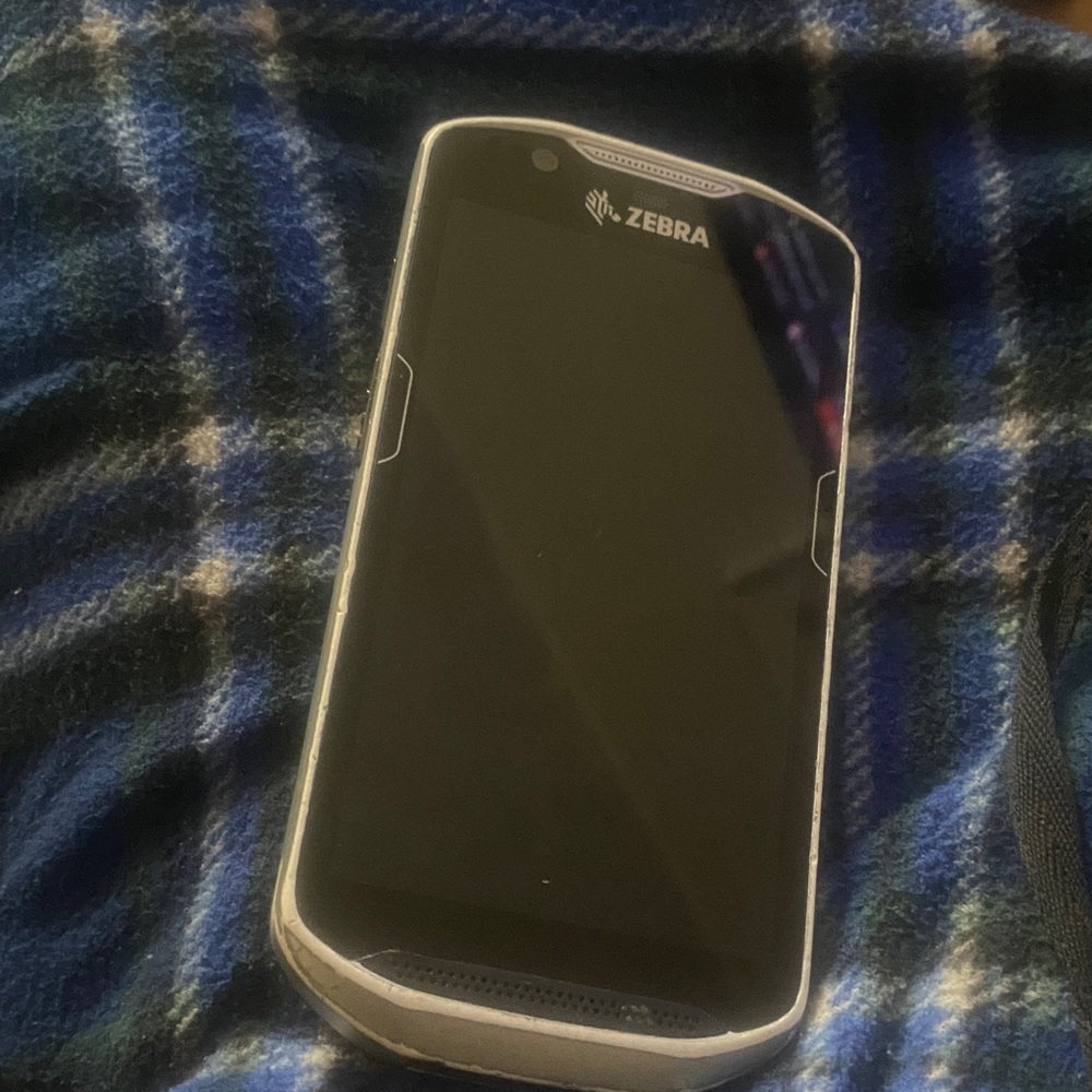 Zebra Gray Smartphone inventory scanner